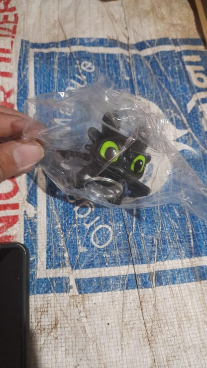 Night Fury Dragon Keychain with Sound and Light